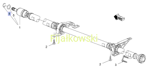 PIERŚCIEŃ USTALAJĄCY WAŁU NAPĘDOWEGO - INSIGNIA