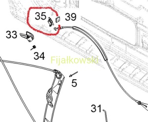 DRĄŻEK, STEROWANIE DRZWI - CORSA-D