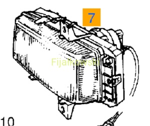 halogen przeciwmgielny OMEGA B (lewy)