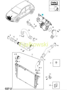 TURBOSPRĘŻARKA, ZESP. I KOLEKTOR WYDECHOWY