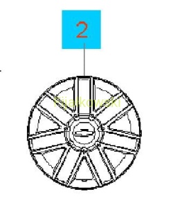Kołpak 15'' LACETTI+NUBIRA