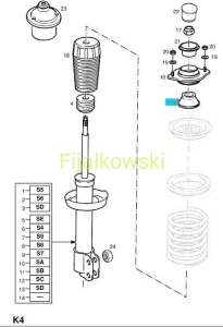 ELEMENT DYSTANSUJĄCY