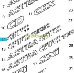EMBLEMAT "GTC"