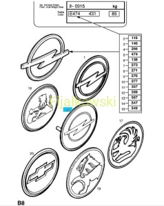 EMBLEMAT, OPEL