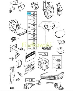 immobilizer GM 24418925 Vectra B Corsa B Omega B