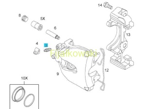 odpowietrznik zacisku GM 90544000