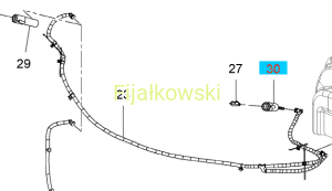 Siłownik pompka spryskiwacza INSIGNIA STRONA LEWA ORYGINALNA