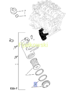 Uszczelka filtr oleju