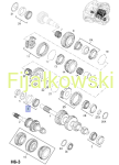 ŁOŻYSKO,  WAŁECZKOWE STOŻKOWE, 25 X 62 X 17.25 - OPEL MOVANO, VIVARO