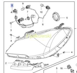ŻARÓWKA,  12V-55W, REFLEKTOR, HALOGEN, HB3, ŚWIATŁO DROGOWE