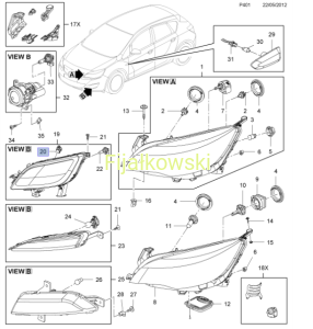 ŻARÓWKA  KIERUNKOWSKAZ  (PSY24W HP)
