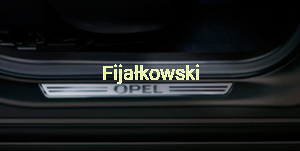 Nakładki progów wewnętrznych – przednie