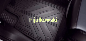 Dywaniki gumowe – czarne - MOKKA-X