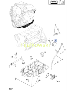 FILTR OLEJU (silniki benzynowe 1.6;1.8;2.0)