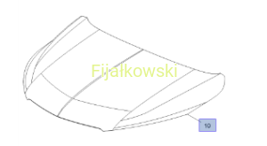 MASKA SILNIKA - OPEL MOKKA/MOKKA X