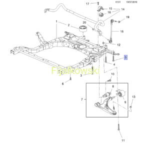 ŚRUBA,  Z ŁBEM SZEŚCIOKĄTNYM, M12 X 72 - ASTRA K