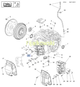 ZAWOR ELEKTROMAGNETYCZNY BIEGÓW 1 I 2  AF40-6