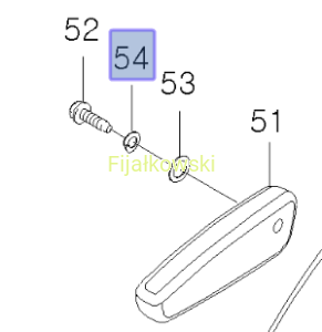 PODKŁADKA MOCOWANIA PODŁOKIETNIKA 