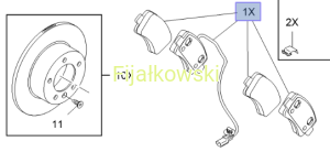 KLOCKI HAMULCOWE TYLNE (SPEC. POSPRZED.) - MOVANO B
