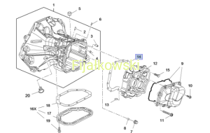 USZCZELKA SKRZYNI BIEG. F10; F13; F15