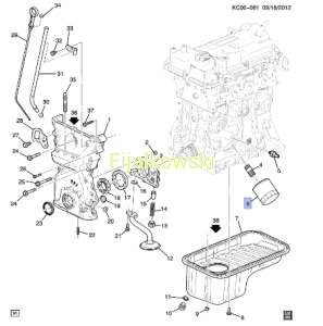 FILTR OLEJU - SPARK