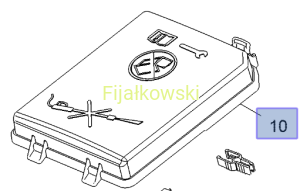 POKRYWA GÓRNA SKRZYNKI BEZPIECZNIKÓW - ADAM