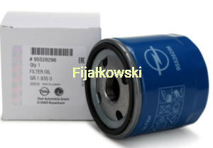 FILTR OLEJU - ADAM, ASTRA K, CORSA E, INSIGNIA B, MOKKA