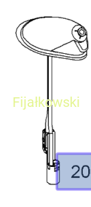 PODSTAWA ANTENY DACHOWEJ - CORSA C