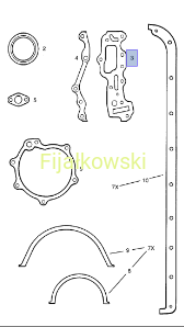 Uszczelka pokrywy rozrządu 