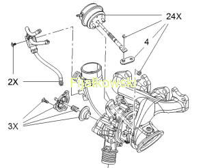TURBOSPRĘŻARKA - ADAM, ASTRA J, CASCADA, CORSA D/E, INSIGNIA A, MERIVA B, MOKKA, ZAFIRA C