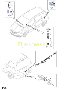 PIERŚCIEŃ,  USTALAJĄCY - ASTRA H, ZAFIRA B