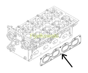USZCZELKA KOLEKTORA WYDECHOWEGO ASTRA H