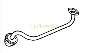 RURKA SSĄCA,  POMPA OLEJOWA  (DLA KLIMATYZACJI) ASTRA F G CLORSA C VECTRA  MERIVA A 