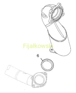 USZCZELNIENIE,  WYDECH, RURA OPEL GT CHEVROLET KOLORADO