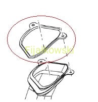USZCZELNIENIE ADAPTER FILTRA POWIETRZA ASTRA J ZAFIRA C
