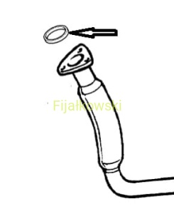 USZCZELKA RURY WYDECHOWEJ  ASTRA G OMEGA B VECTRA B C