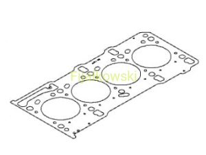 USZCZELKA,  GŁOWICA CYLINDRÓW, 0.72MM GRUBOŚCI ASTRA H J AGILA A  CORSA C D