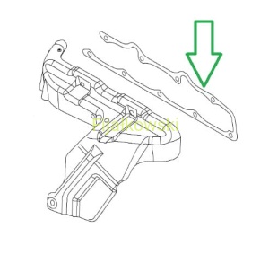 USZCZELKA KOLEKTORA WYDECHOWEGO ASTRA H J INSIGNIA A ZAFIRA B C CORSA D