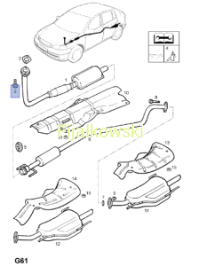 ŚRUBA,  Z ŁBEM SZEŚCIOKĄTNYM, M10 X 1.5 X 35, PRZEDNIA CZĘŚĆ RURY WYDECHOWEJ DO ZŁĄCZA TURBOŁADOWARKI 
