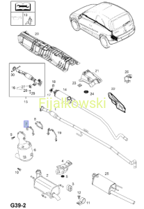 PŁYTKA,  KONWERTOR KATALITYCZNY DO TURBOSPRĘŻARKI 
