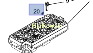 Bezpiecznik 30A mini zielony