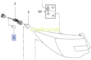 ŻARÓWKA W21W (HAMOWANIE/POZYCYJNE) - ASTRA J