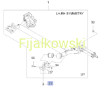 ŚRUBA TYLNEJ OSI AVEO