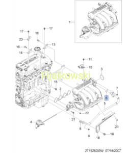 USZCZELKA EGR - AVEO