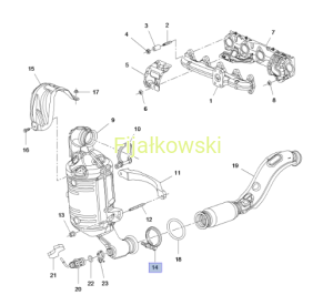 ZACISK,  66MM DIA - COMBO E, CROSSLAND X