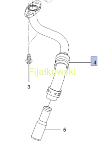 PRZEWÓD POWROTNY OLEJU - MOVANO B