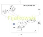 ŚRUBA TYLNEJ OSI KALOS AVEO