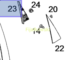 PŁAT NAROŻNY,  WEWNĘTRZNY PT CAPTIVA