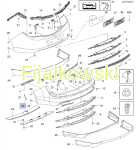 WSPORNIK,  ZDERZAK TYLNY - INSIGNIA A